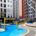 Homey And Minimalist Studio Transpark Juanda Bekasi Timur Apartment By Travelio